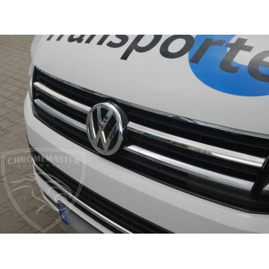 Накладки на решетку радиатора (Omsaline, 7550081) Volkswagen T6 Multivan Caravelle (2015-) бренд – Omtec (Omsaline) главное фото
